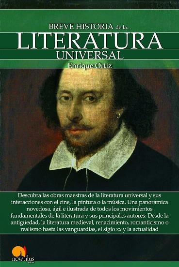 BREVE HISTORIA DE LA LITERATURA UNIVERSAL | 9788413050560 | ORTIZ AGUIRRE,ENRIQUE | Libreria Geli - Librería Online de Girona - Comprar libros en catalán y castellano