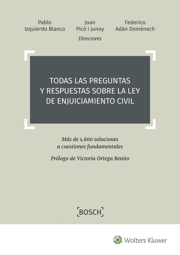 TODAS LAS PREGUNTAS Y RESPUESTAS SOBRE LA LEY DE ENJUICIAMIENTO CIVIL | 9788490903728 | A.A.D.D. | Libreria Geli - Librería Online de Girona - Comprar libros en catalán y castellano