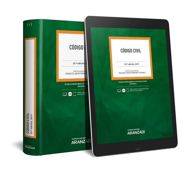CÓDIGO CIVIL(29 EDICION 2019) | 9788491976929 | FERNÁNDEZ URZAINQUI,FRANCISCO JAVIER | Libreria Geli - Librería Online de Girona - Comprar libros en catalán y castellano