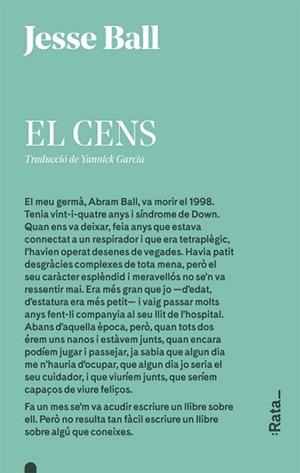 EL CENS | 9788416738298 | BALL,JESSE | Libreria Geli - Librería Online de Girona - Comprar libros en catalán y castellano