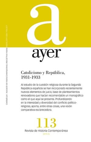 CATOLICISMO Y REPÚBLICA(1931-1933) | 9788416662708 | MARCOS DEL OLMO, MARÍA CONCEPCIÓN | Libreria Geli - Librería Online de Girona - Comprar libros en catalán y castellano