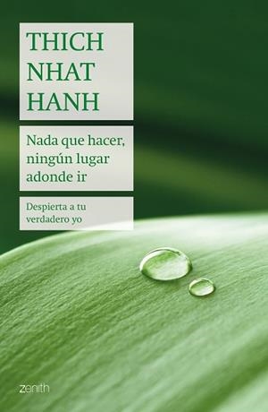NADA QUE HACER,NINGÚN LUGAR ADONDE IR | 9788408216261 | HANH,THICH NHAT | Libreria Geli - Librería Online de Girona - Comprar libros en catalán y castellano