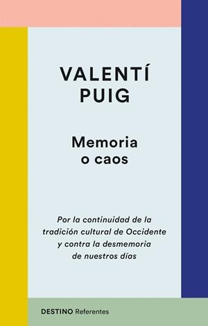 MEMORIA O CAOS | 9788423356324 | PUIG,VALENTÍ | Llibreria Geli - Llibreria Online de Girona - Comprar llibres en català i castellà
