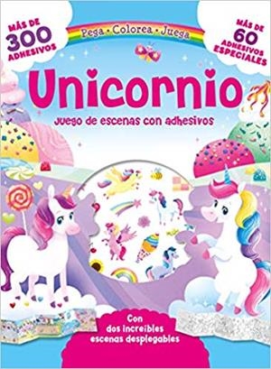 UNICORNIO.JUEGO DE ESCENAS CON ADHESIVOS | 9788491679301 | Llibreria Geli - Llibreria Online de Girona - Comprar llibres en català i castellà