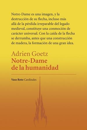 NOTRE-DAME DE LA HUMANIDAD | 9788412103809 | GOETZ,ADRIEN | Llibreria Geli - Llibreria Online de Girona - Comprar llibres en català i castellà