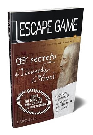 ESCAPE GAME.EL SECRETO DE LEONARDO DA VINCI | 9788417720568 | Libreria Geli - Librería Online de Girona - Comprar libros en catalán y castellano