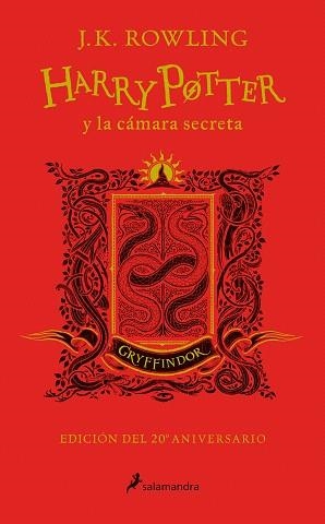 HARRY POTTER Y LA CÁMARA SECRETA.GRYFFINDOR | 9788498389715 | ROWLING,J. K. | Libreria Geli - Librería Online de Girona - Comprar libros en catalán y castellano