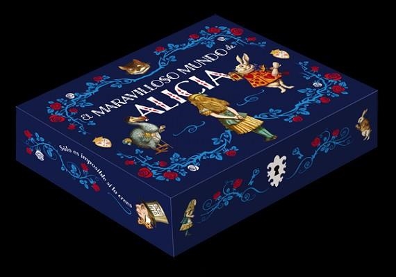 CAJA MARAVILLOSO MUNDO DE ALICIA.INCLUYE: 2 LIBROS, LIBRETA, 5 POSTALES Y UN IMÁN | 9788417430863 | CARROLL,LEWIS | Libreria Geli - Librería Online de Girona - Comprar libros en catalán y castellano