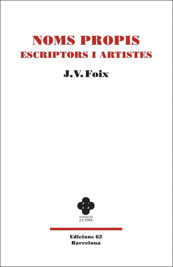 NOMS PROPIS.ESCRIPTORS I ARTISTES | 9788429778229 | FOIX,J.V. | Llibreria Geli - Llibreria Online de Girona - Comprar llibres en català i castellà