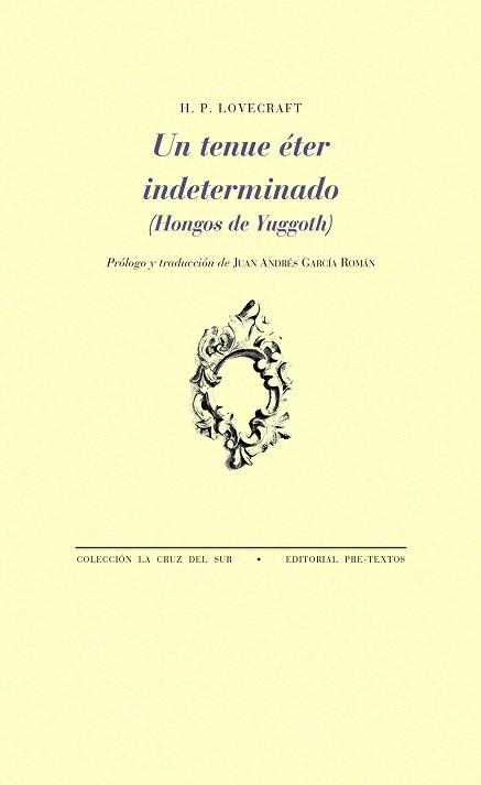 UN TENUE ÉTER INDETERMINADO(HONGOS DE YUGGOTH) | 9788417830823 | LOVECRAFT,H. P. | Libreria Geli - Librería Online de Girona - Comprar libros en catalán y castellano