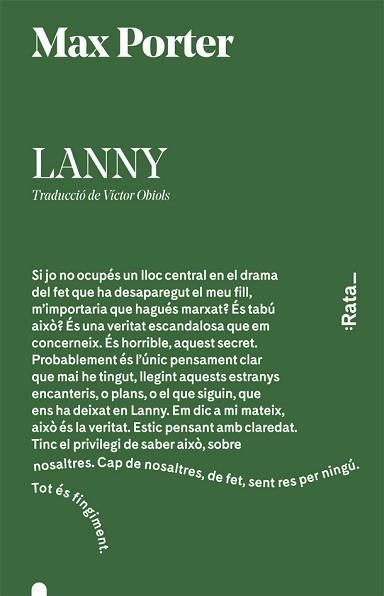 LANNY | 9788416738526 | PORTER,MAX | Libreria Geli - Librería Online de Girona - Comprar libros en catalán y castellano