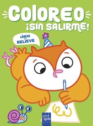 COLOREO ¡SIN SALIRME! BÚHO | 9788408219026 | Llibreria Geli - Llibreria Online de Girona - Comprar llibres en català i castellà