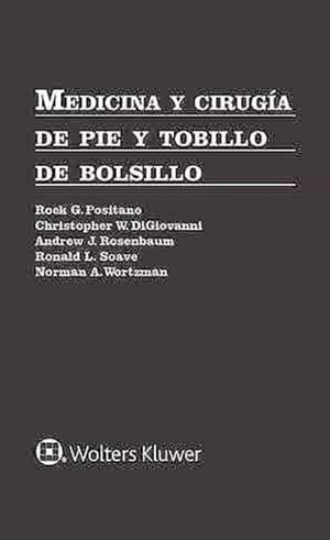 MEDICINA Y CIRUGÍA DE PIE Y TOBILLO DE BOLSILLO | 9788417602925 | A.A.D.D. | Llibreria Geli - Llibreria Online de Girona - Comprar llibres en català i castellà