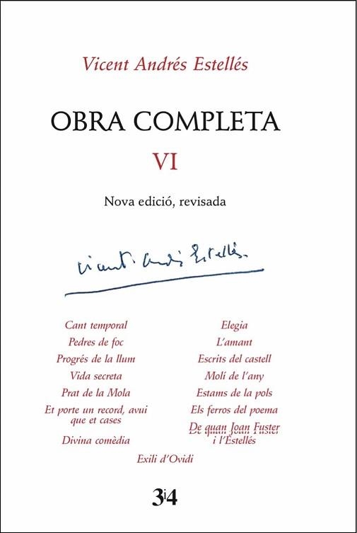 OBRA COMPLETA-6(VICENT ANDRÉS ESTELLÉS) | 9788417469184 | ESTELLÉS,VICENT ANDRÉS | Llibreria Geli - Llibreria Online de Girona - Comprar llibres en català i castellà