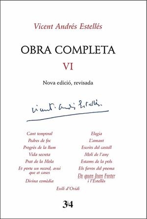 OBRA COMPLETA-6(VICENT ANDRÉS ESTELLÉS) | 9788417469184 | ESTELLÉS,VICENT ANDRÉS | Libreria Geli - Librería Online de Girona - Comprar libros en catalán y castellano