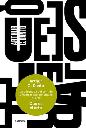 QUÉ ES EL ARTE | 9788449336621 | DANTO,ARTHUR C. | Libreria Geli - Librería Online de Girona - Comprar libros en catalán y castellano