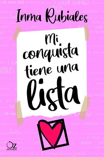 MI CONQUISTA TIENE UNA LISTA | 9788417525651 | RUBIALES,INMA | Llibreria Geli - Llibreria Online de Girona - Comprar llibres en català i castellà