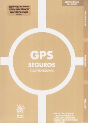 GPS SEGUROS.GUÍA PROFESIONAL 2020 | 9788413368382 | CAMPUZANO LAGUILLO,ANA BELÉN | Libreria Geli - Librería Online de Girona - Comprar libros en catalán y castellano