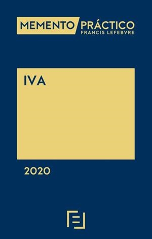 MEMENTO PRÁCTICO IVA 2020 | 9788417985967 | Llibreria Geli - Llibreria Online de Girona - Comprar llibres en català i castellà