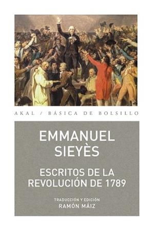 ESCRITOS DE LA REVOLUCIÓN DE 1789 | 9788446048428 | SIEYÉS,EMMANUEL-JOSEPH | Llibreria Geli - Llibreria Online de Girona - Comprar llibres en català i castellà