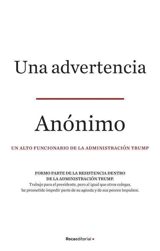 UNA ADVERTENCIA | 9788418249129 | ANÒNIM | Libreria Geli - Librería Online de Girona - Comprar libros en catalán y castellano
