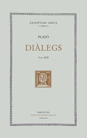 DIÀLEGS XVII | 9788472256835 | PLATÓ | Libreria Geli - Librería Online de Girona - Comprar libros en catalán y castellano