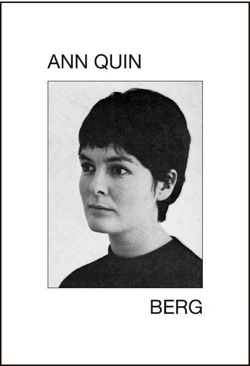 BERG | 9788494579943 | QUIN,ANN | Libreria Geli - Librería Online de Girona - Comprar libros en catalán y castellano