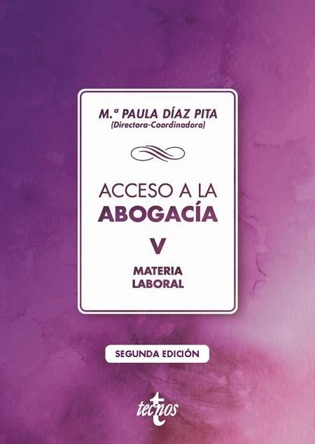 ACCESO A LA ABOGACÍA-5.MATERIA LABORAL | 9788430979318 | DÍAZ PITA,Mª PAULA/CALVO GALLEGO,FRANCISCO JAVIER | Llibreria Geli - Llibreria Online de Girona - Comprar llibres en català i castellà