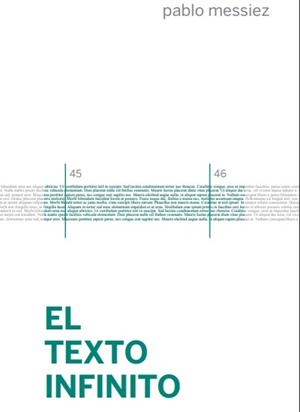 EL TEXTO INFINITO | 9788412087673 | MESSIEZ,PABLO | Libreria Geli - Librería Online de Girona - Comprar libros en catalán y castellano