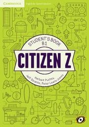 CITIZEN Z B1(STUDENT'S BOOK WITH AUGMENTED REALITY) | 9788490361085 | PUCHTA, HERBERT/STRANKS, JEFF/LEWIS-JONES, PETER | Llibreria Geli - Llibreria Online de Girona - Comprar llibres en català i castellà