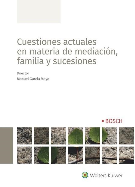 CUESTIONES ACTUALES EN MATERIA DE MEDIACIÓN,FAMILIA Y SUCESIONES | 9788490904381 | GARCÍA MAYO,MANUEL | Libreria Geli - Librería Online de Girona - Comprar libros en catalán y castellano