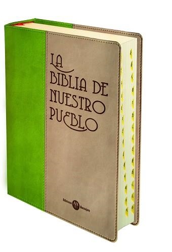 BIBLIA DE NUESTRO PUEBLO PIEL DOS TONOS | 9788427129986 | SCHOCKEL,LUIS ALONSO | Llibreria Geli - Llibreria Online de Girona - Comprar llibres en català i castellà