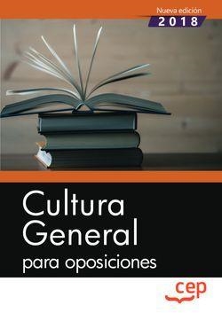 CULTURA GENERAL PARA OPOSICIONES | 9788417625870 | ROSAL NADALES, FRANCISCO | Libreria Geli - Librería Online de Girona - Comprar libros en catalán y castellano