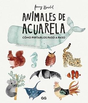 ANIMALES DE ACUARELA.CÓMO DIBUJARLOS PASO A PASO | 9788425232824 | BOIDOL,JENNY | Llibreria Geli - Llibreria Online de Girona - Comprar llibres en català i castellà