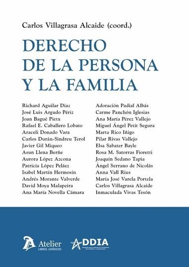 DERECHO DE LA PERSONA Y LA FAMILIA | 9788418244100 | VILLAGRASA ALCAIDE,CARLOS(COORD.) | Llibreria Geli - Llibreria Online de Girona - Comprar llibres en català i castellà