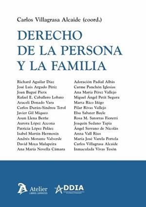 DERECHO DE LA PERSONA Y LA FAMILIA | 9788418244100 | VILLAGRASA ALCAIDE,CARLOS(COORD.) | Llibreria Geli - Llibreria Online de Girona - Comprar llibres en català i castellà