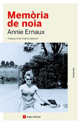 MEMÒRIA DE NOIA | 9788418197062 | ERNAUX,ANNIE | Libreria Geli - Librería Online de Girona - Comprar libros en catalán y castellano