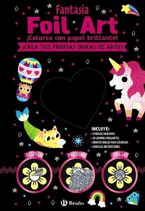 FOIL ART.COLOREA CON PAPEL BRILLANTE.FANTASÍA | 9788469628584 | V.V.A.A. | Llibreria Geli - Llibreria Online de Girona - Comprar llibres en català i castellà