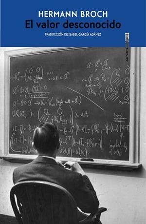 EL VALOR DESCONOCIDO | 9788418342059 | BROCH,HERMANN | Libreria Geli - Librería Online de Girona - Comprar libros en catalán y castellano