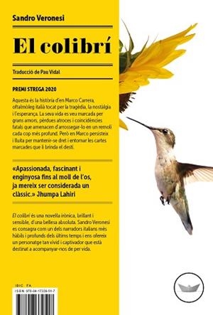 EL COLIBRÍ | 9788417339517 | VERONESI,SANDRO | Llibreria Geli - Llibreria Online de Girona - Comprar llibres en català i castellà