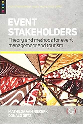 EVENT STAKEHOLDERS.THEORY AND METHODS FOR EVENT MANAGEMENT AND TOURISM | 9781911396666 | GETZ,DONALD/VAN NIEKERK,MATHILDA | Llibreria Geli - Llibreria Online de Girona - Comprar llibres en català i castellà