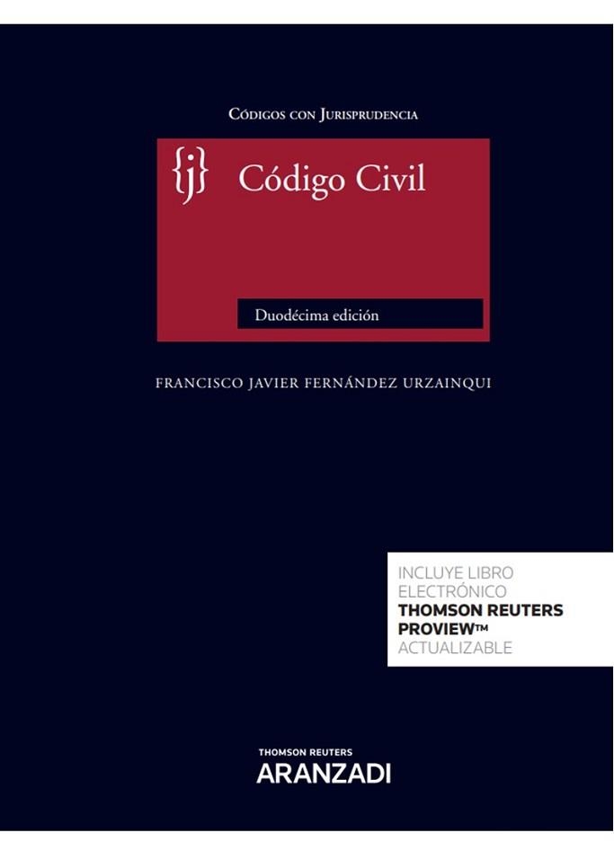 CÓDIGO CIVIL(12ª EDICIÓN 2020.PAPEL + E-BOOK) | 9788413087498 | FERNÁNDEZ URZAINQUI, FRANCISCO JAVIER | Libreria Geli - Librería Online de Girona - Comprar libros en catalán y castellano