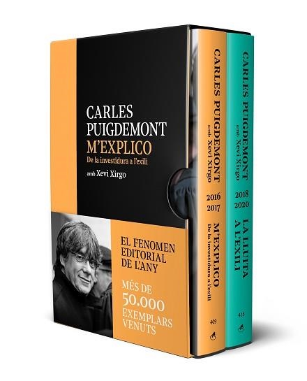 M'EXPLICO I LA LLUITA A L'EXILI(EDICIÓ PACK) | 9788418226243 | PUIGDEMONT,CARLES | Libreria Geli - Librería Online de Girona - Comprar libros en catalán y castellano