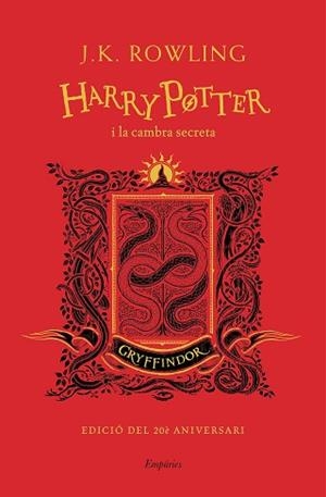 HARRY POTTER I LA CAMBRA SECRETA (GRYFFINDOR) | 9788417879600 | ROWLING,J.K. | Libreria Geli - Librería Online de Girona - Comprar libros en catalán y castellano
