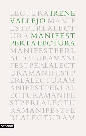 MANIFEST PER LA LECTURA | 9788497103114 | VALLEJO,IRENE | Libreria Geli - Librería Online de Girona - Comprar libros en catalán y castellano
