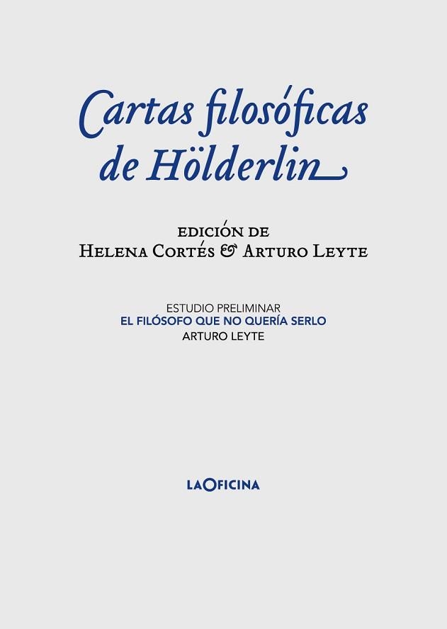 CARTAS FILOSÓFICAS | 9788412113655 | HÖLDERLIN,FRIEDRICH | Libreria Geli - Librería Online de Girona - Comprar libros en catalán y castellano