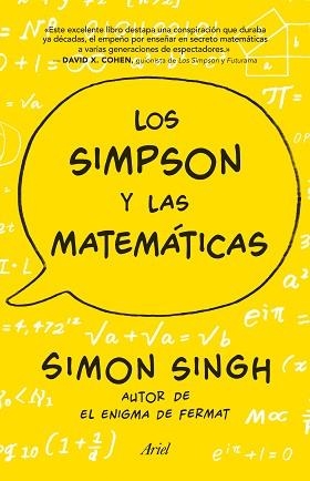 LOS SIMPSON Y LAS MATEMÁTICAS | 9788434419056 | SINGH,SIMON | Libreria Geli - Librería Online de Girona - Comprar libros en catalán y castellano