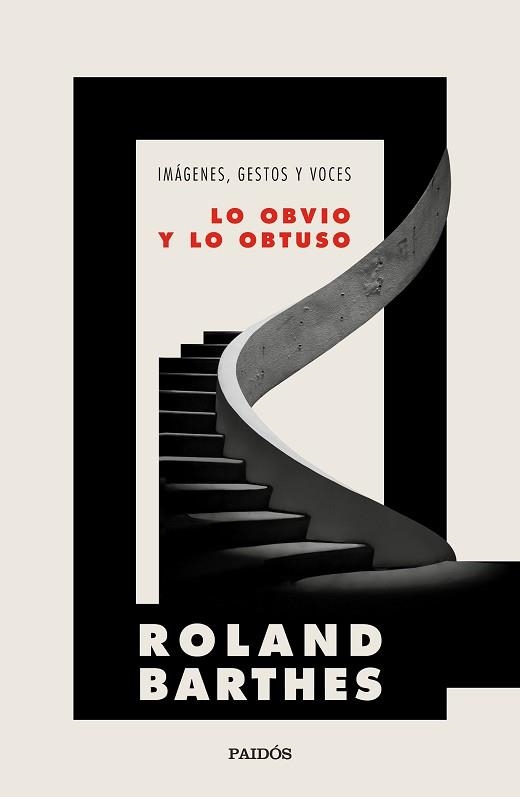 LO OBVIO Y LO OBTUSO.IMÁGENES,GESTOS Y VOCES | 9788449337109 | BARTHES,ROLAND | Libreria Geli - Librería Online de Girona - Comprar libros en catalán y castellano