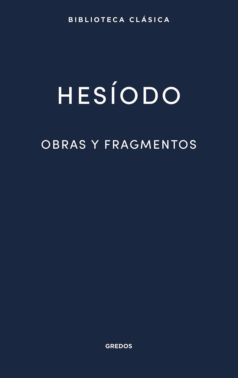 OBRAS Y FRAGMENTOS | 9788424939298 | HESÍODO | Libreria Geli - Librería Online de Girona - Comprar libros en catalán y castellano