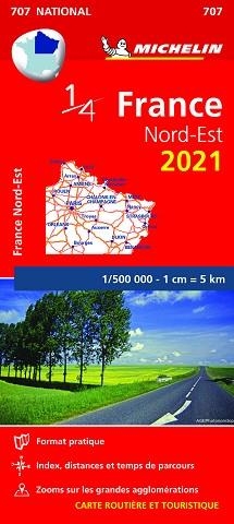 MAPA NATIONAL FRANCIA NORD-EST 2021 | 9782067249042 | A.A.V.V. | Libreria Geli - Librería Online de Girona - Comprar libros en catalán y castellano
